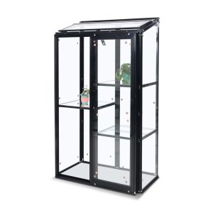 Seinäkasvihuone Marvell 157 cm - Antrasiitti