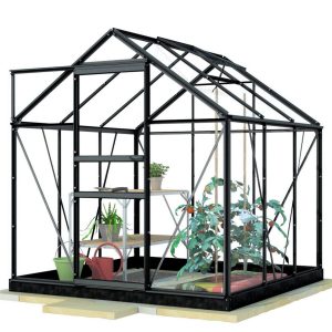 Kasvihuone Lykke PC 3,8 m2 - Musta