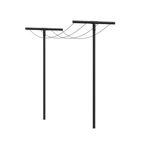PLUS Kuivaustelineet Pulverilakattu -