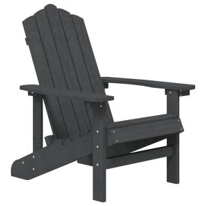 Puutarhatuoli Adirondack HDPE - Antrasiitti