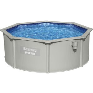 Bestway Hydrium Terässeinäallas Pyöreä 3,66 m - Harmaa
