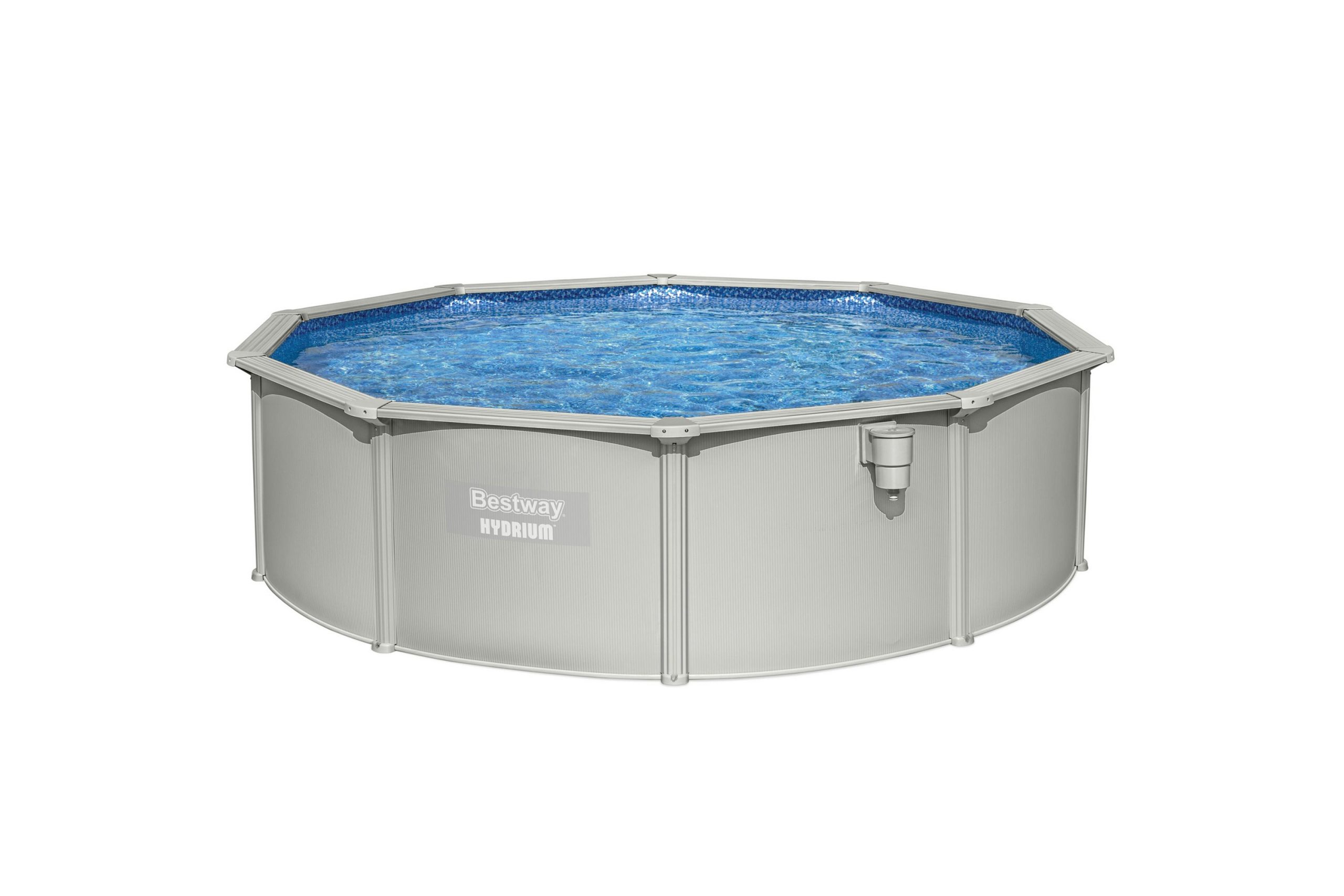 Bestway Hydrium Terässeinäallas Pyöreä 4,6 m - Harmaa