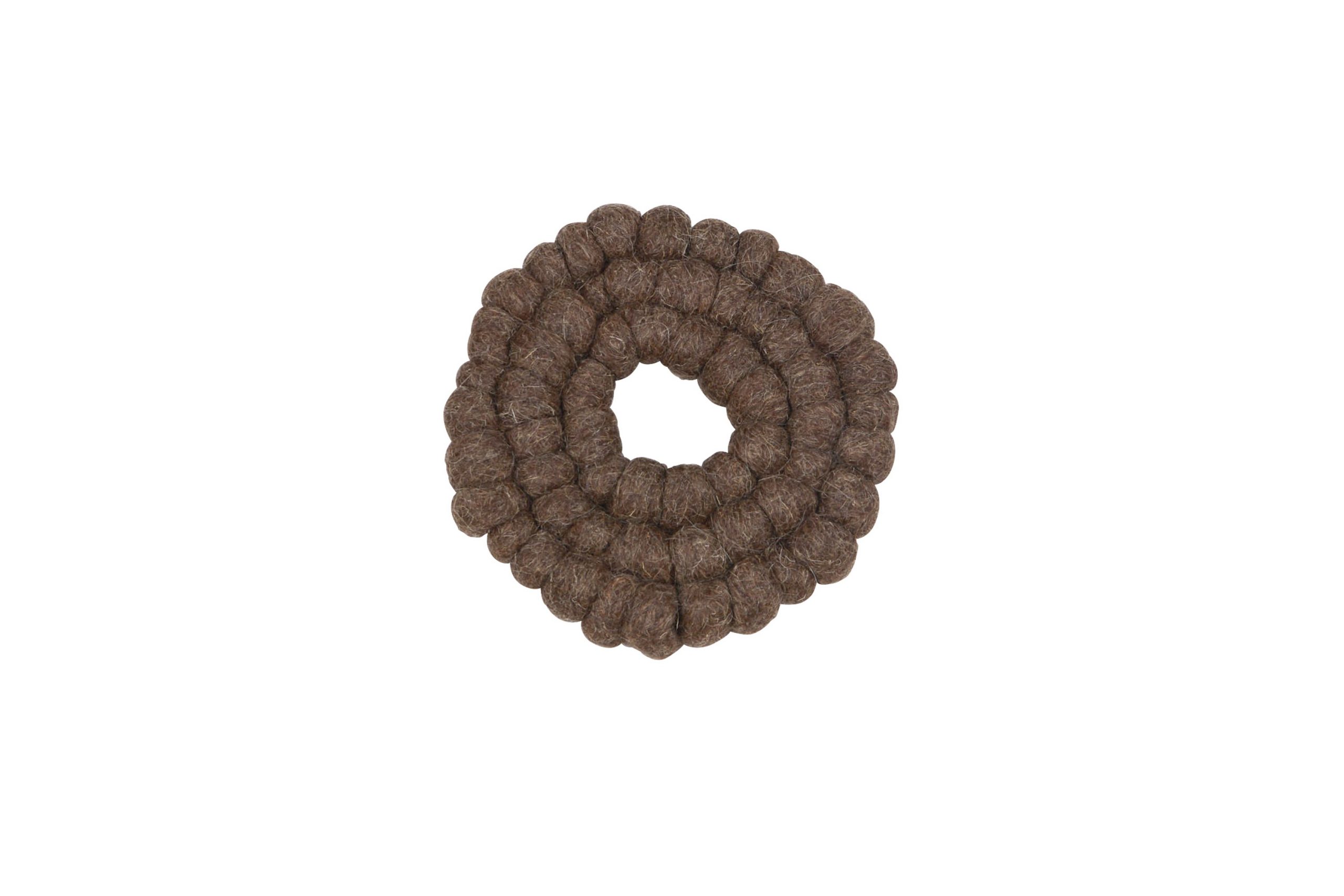 Rulle pannunalunen pyöreä Ø19 cm - Nougat