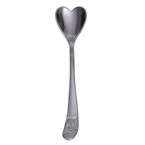 Lusikka Kosova 12-pak 11 cm Sydämenmuot Ruostumaton teräs - Metallinen