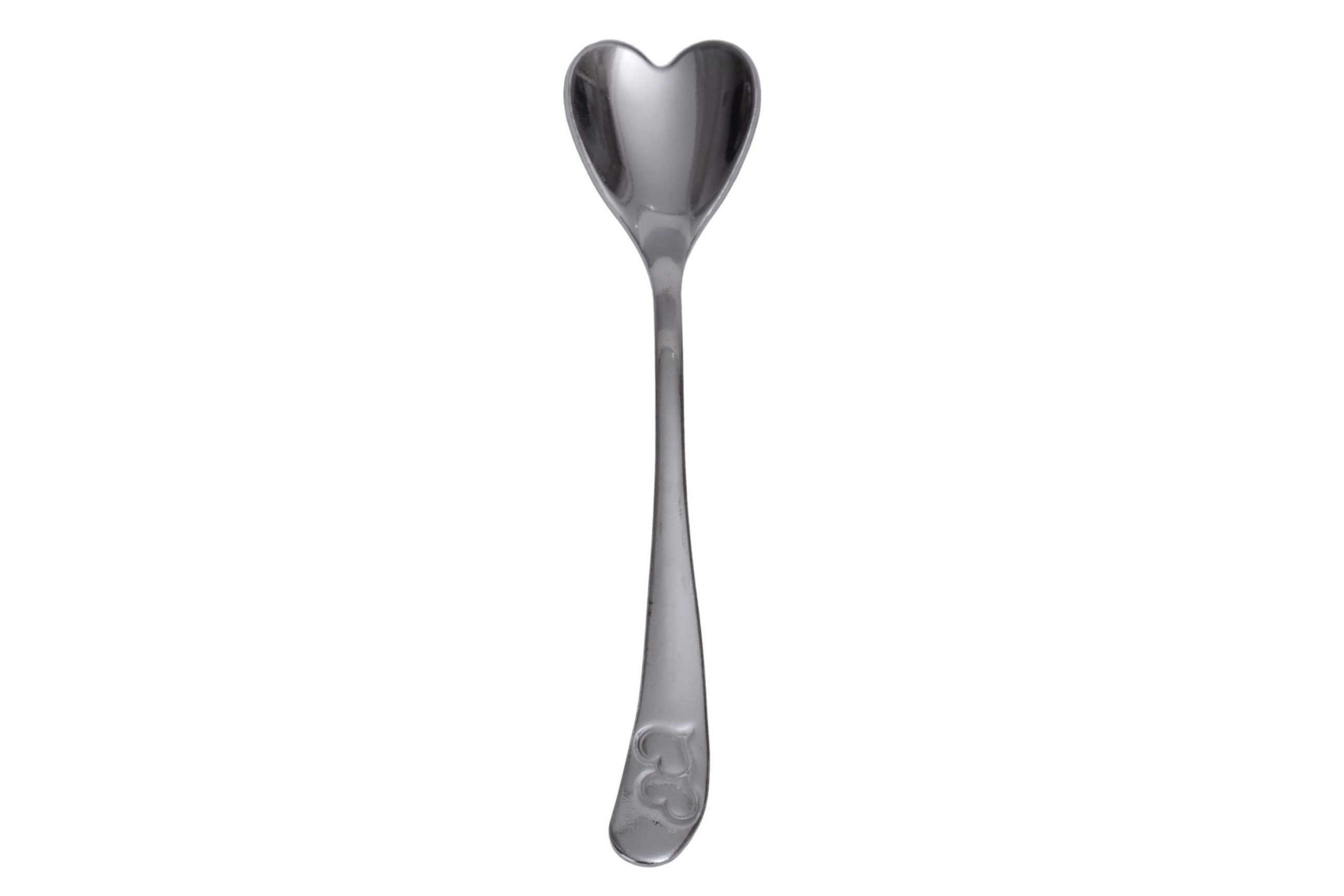 Lusikka Kosova 12-pak 11 cm Sydämenmuot Ruostumaton teräs - Metallinen