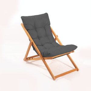 Gardellis Aurinkotuoli 42x43 cm - Harmaa/Luonnonväri