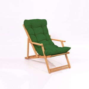 Gardellis Aurinkotuoli 58x49 cm - Vihreä/Luonnonväri