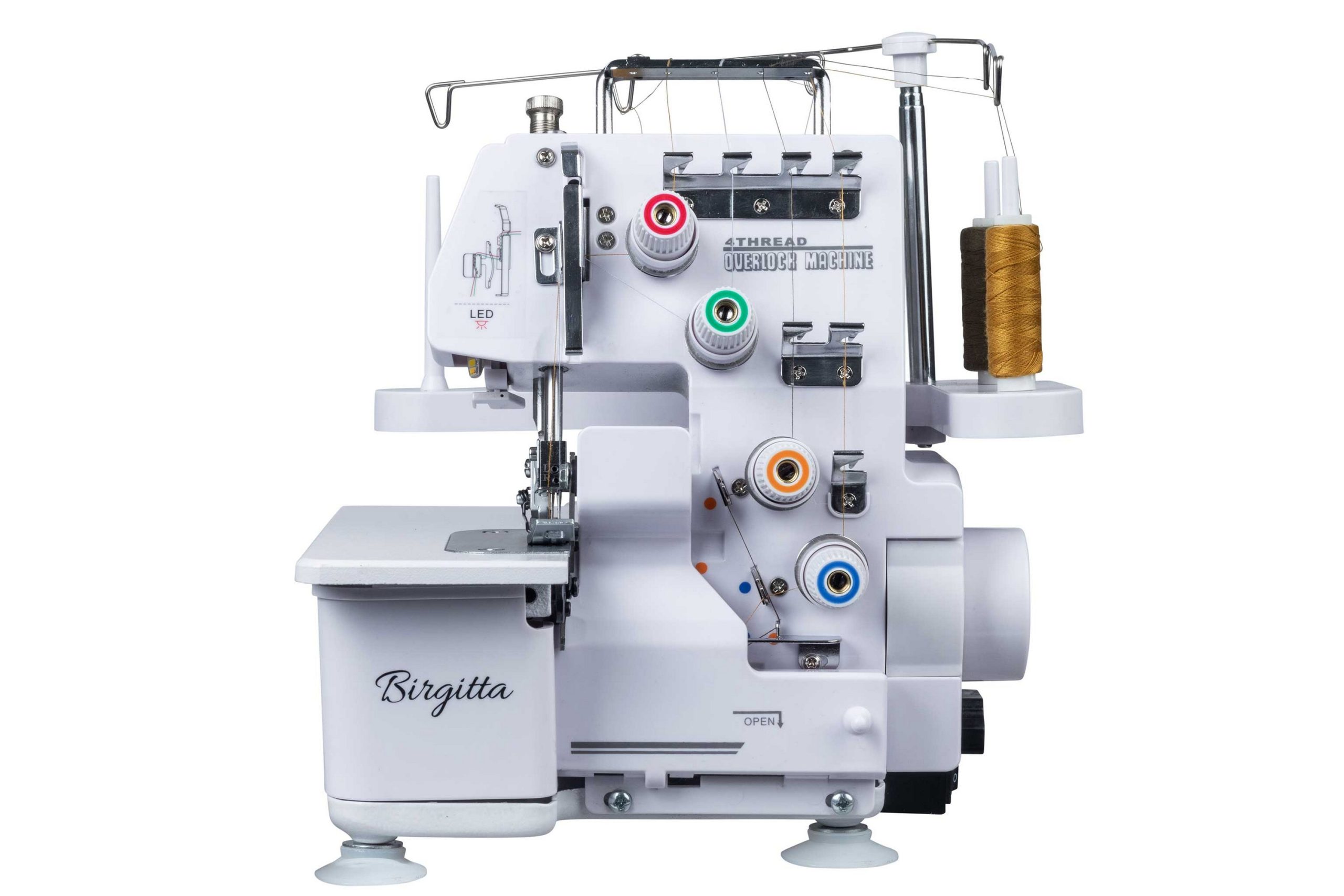 Birgitta Overlock Ompelukone Standard - Musta
