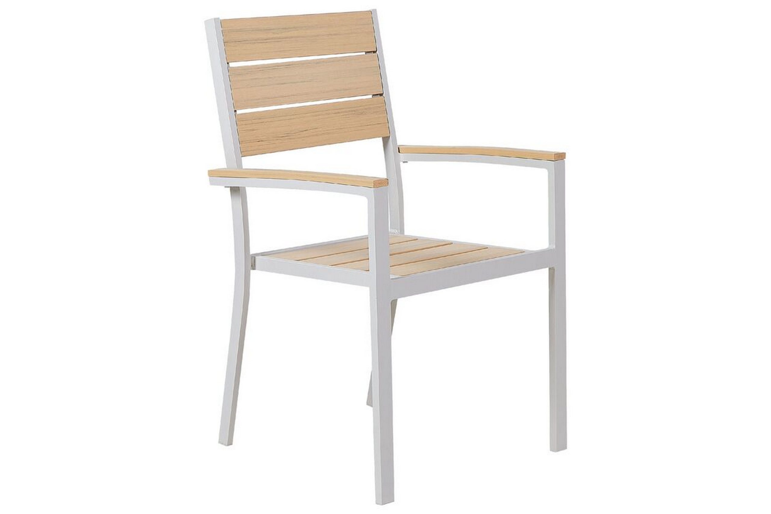 Edmundston Käsinojatuoli 4 kpl - Beige/Valkoinen