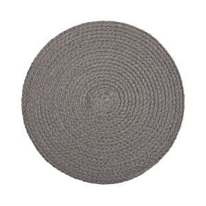 Tabletti Sigge 38 cm Pyöreä Vaaleanharmaa - Fondaco