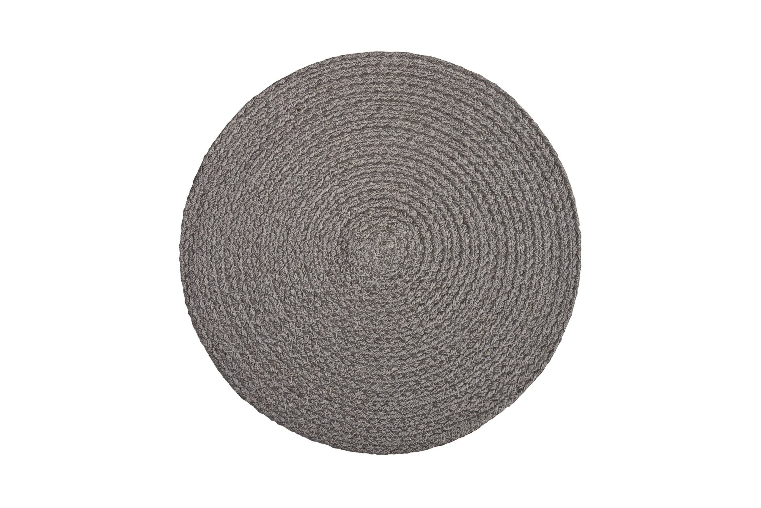 Tabletti Sigge 38 cm Pyöreä Vaaleanharmaa - Fondaco