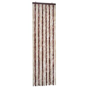 Hyönteisverho beige ja vaaleanruskea 56x185 cm Chenille - Monivärinen
