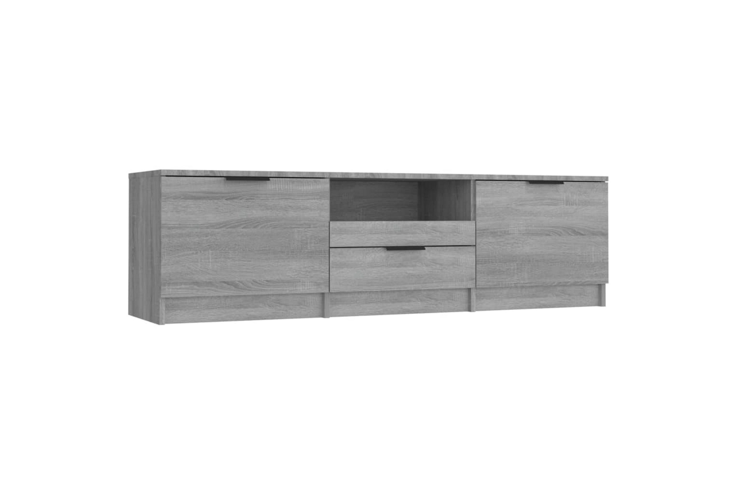 TV-taso harmaa Sonoma 140x35x40 cm tekninen puu - Harmaa