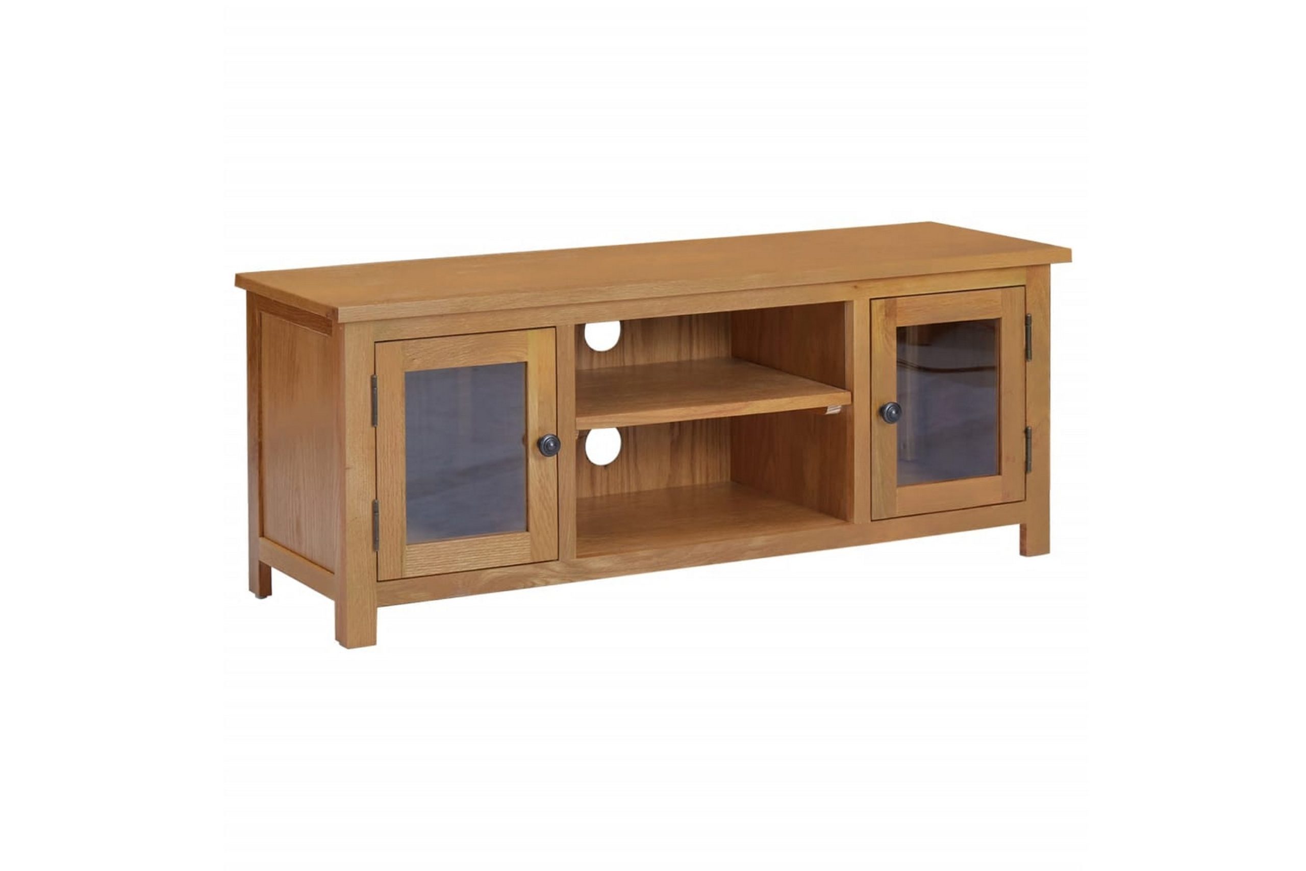 TV-taso 110x35x44 cm täystammi - Ruskea
