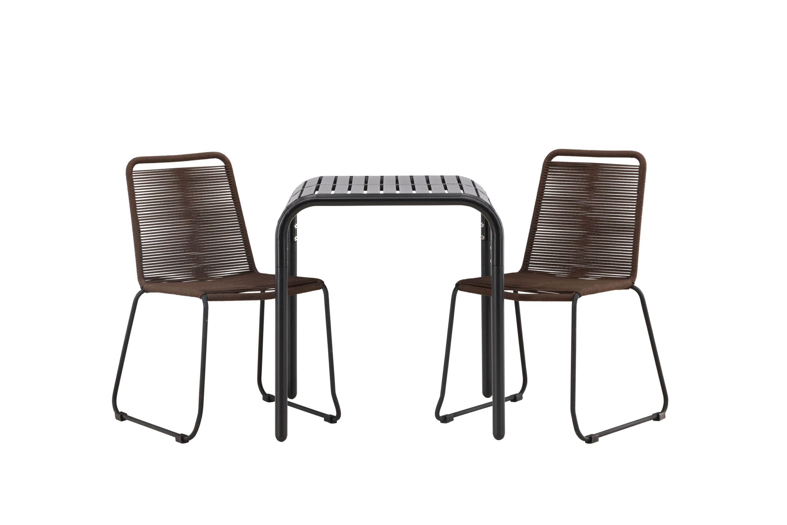 Parvekeryhmä Borneo 70 cm 2 Lindos tuolia - Ruskea/Musta