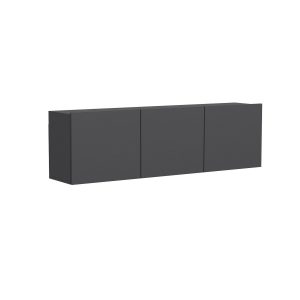 Bruce tv-taso 150x31 cm musta - Hanah Home