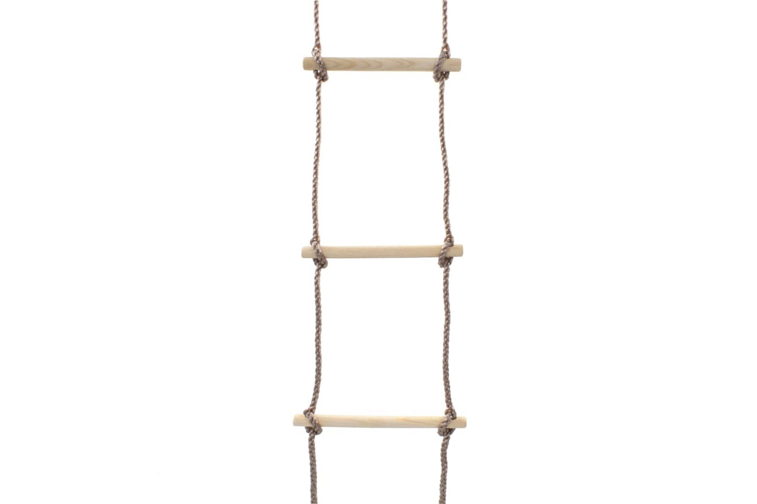 Lasten köysitikkaat 290 cm puu - Ruskea