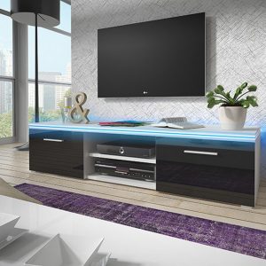 TV-taso Cawthra 150 cm - Valkoinen