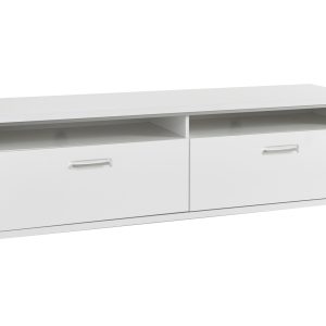 TV-taso Trento 184x51x52 cm Valkoinen Korkeakiilto - Valkoinen Korkeakiilto