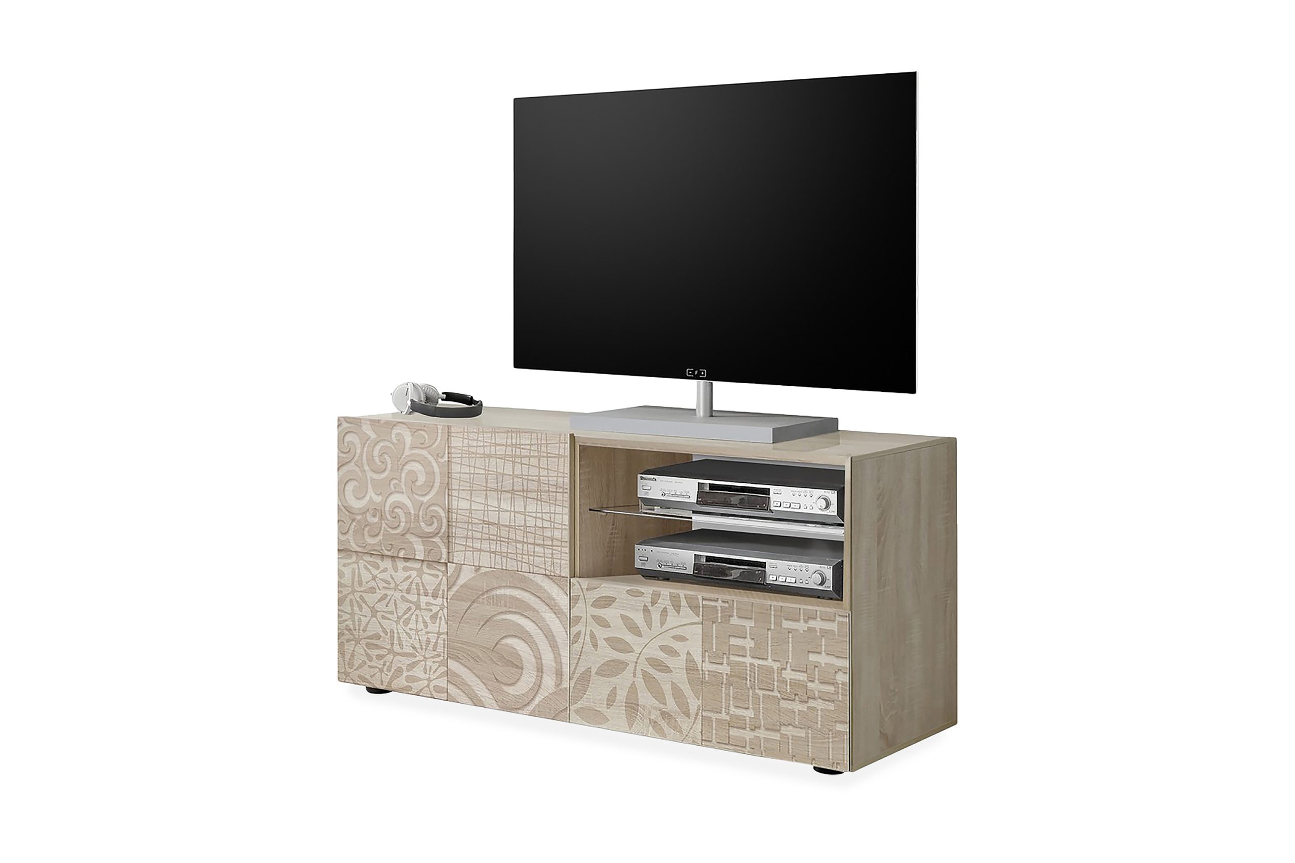 TV-taso Bayoner 122 cm - Ruskea