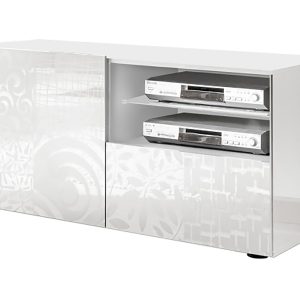 TV-taso Bayoner 122 cm - Valkoinen