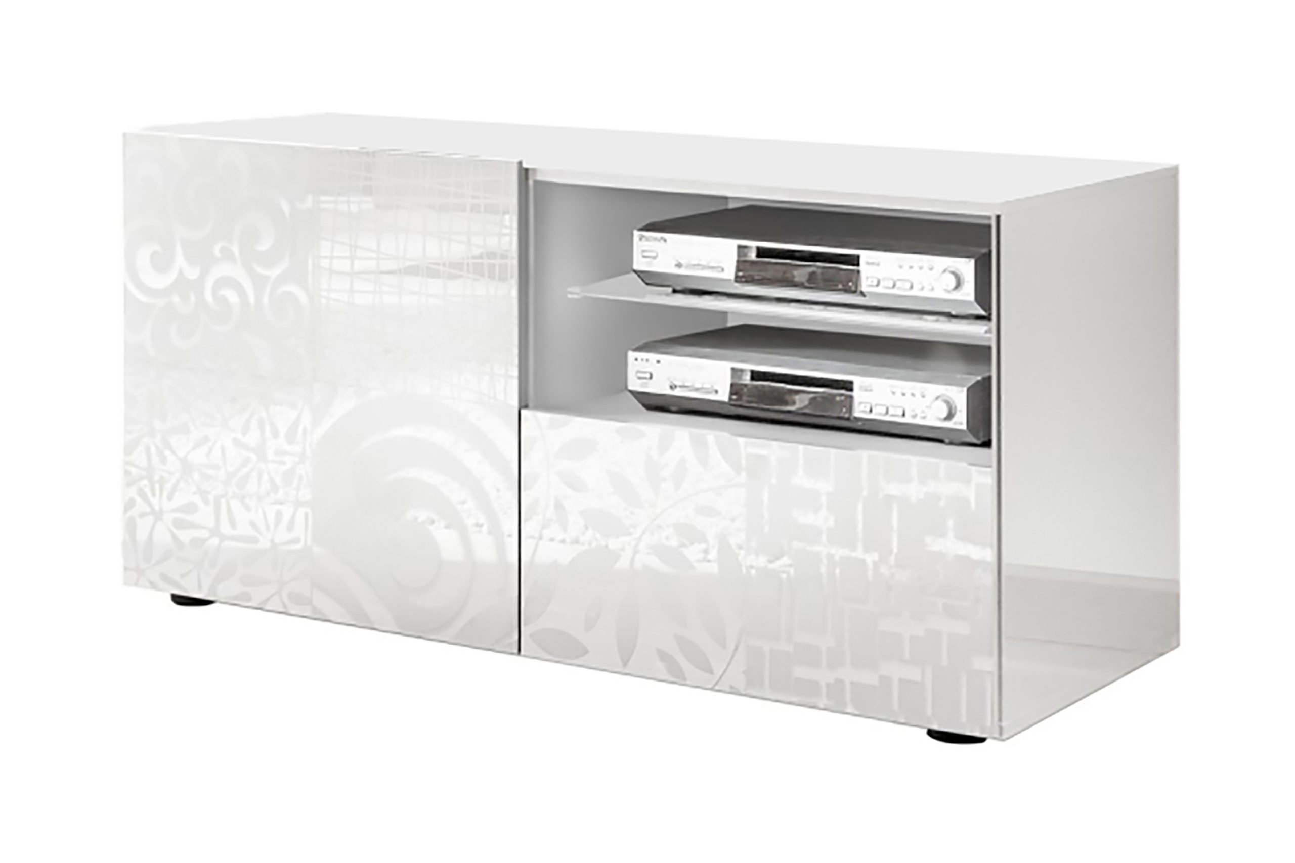 TV-taso Bayoner 122 cm - Valkoinen