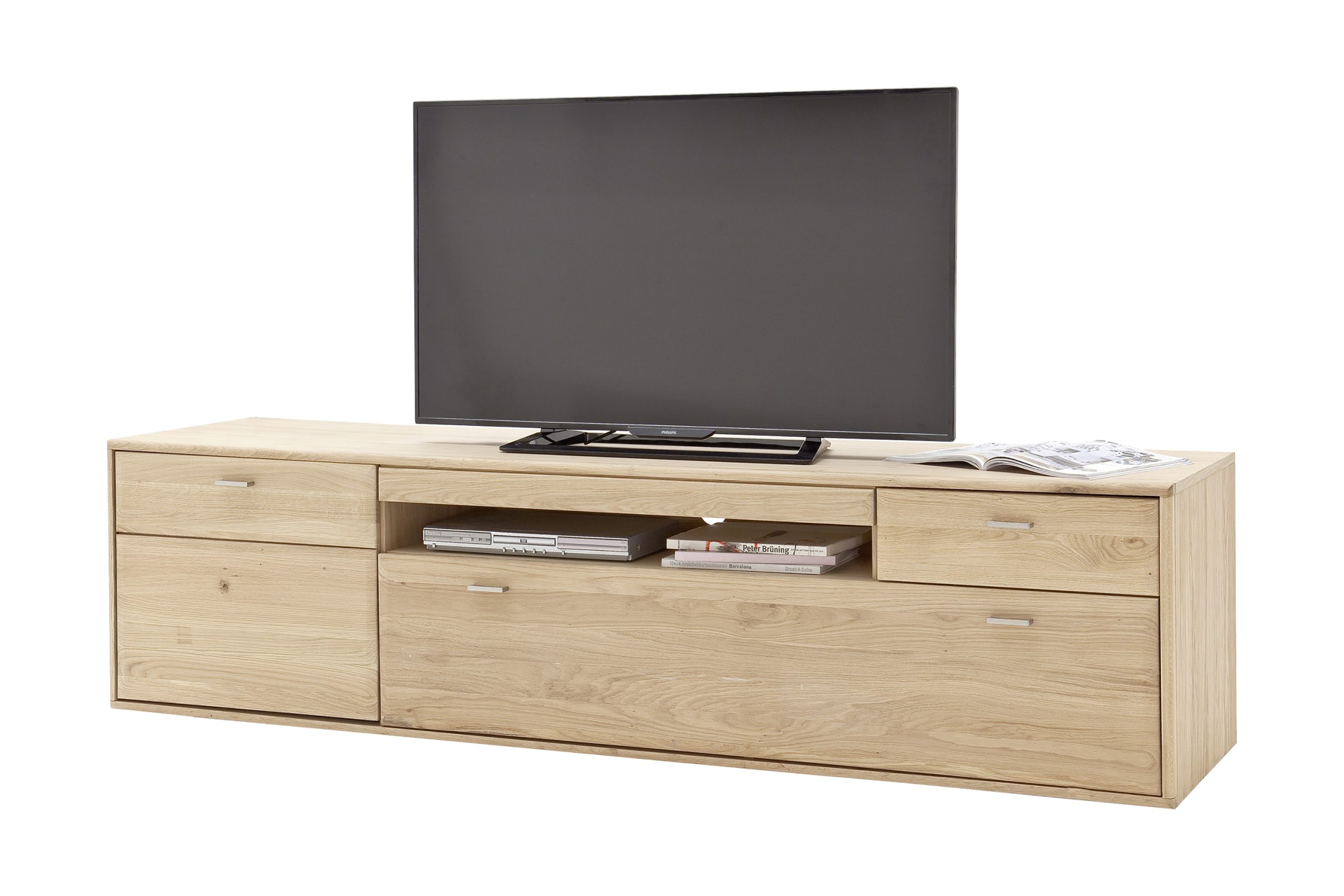TV-taso Marinie 214 cm - Puu/Luonnonväri