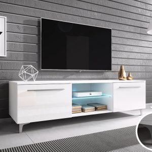 TV-taso Bolte 150 cm - Valkoinen