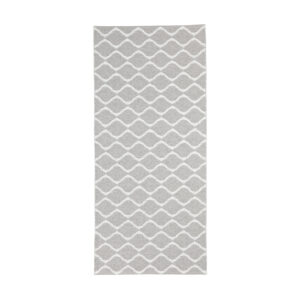 Muovimatto Wave 70x200 Käännettävä PVC Harmaa - Horredsmattan