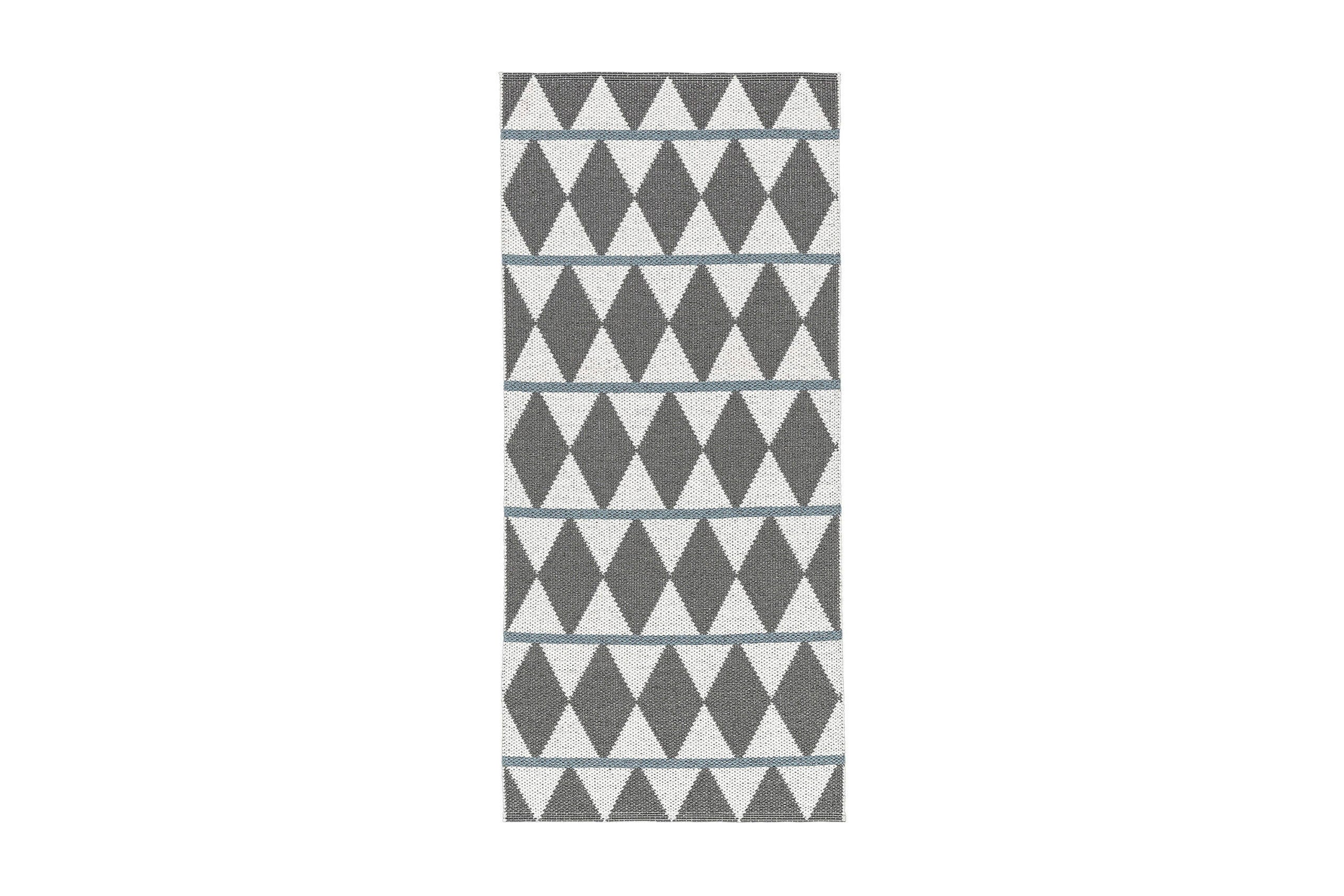 Muovimatto Zigge 70x100 Käännettävä PVC Harmaa - Horredsmattan
