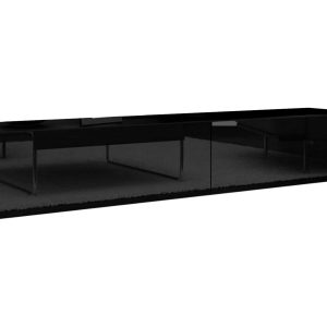 TV-taso Wishon 180 cm - Musta