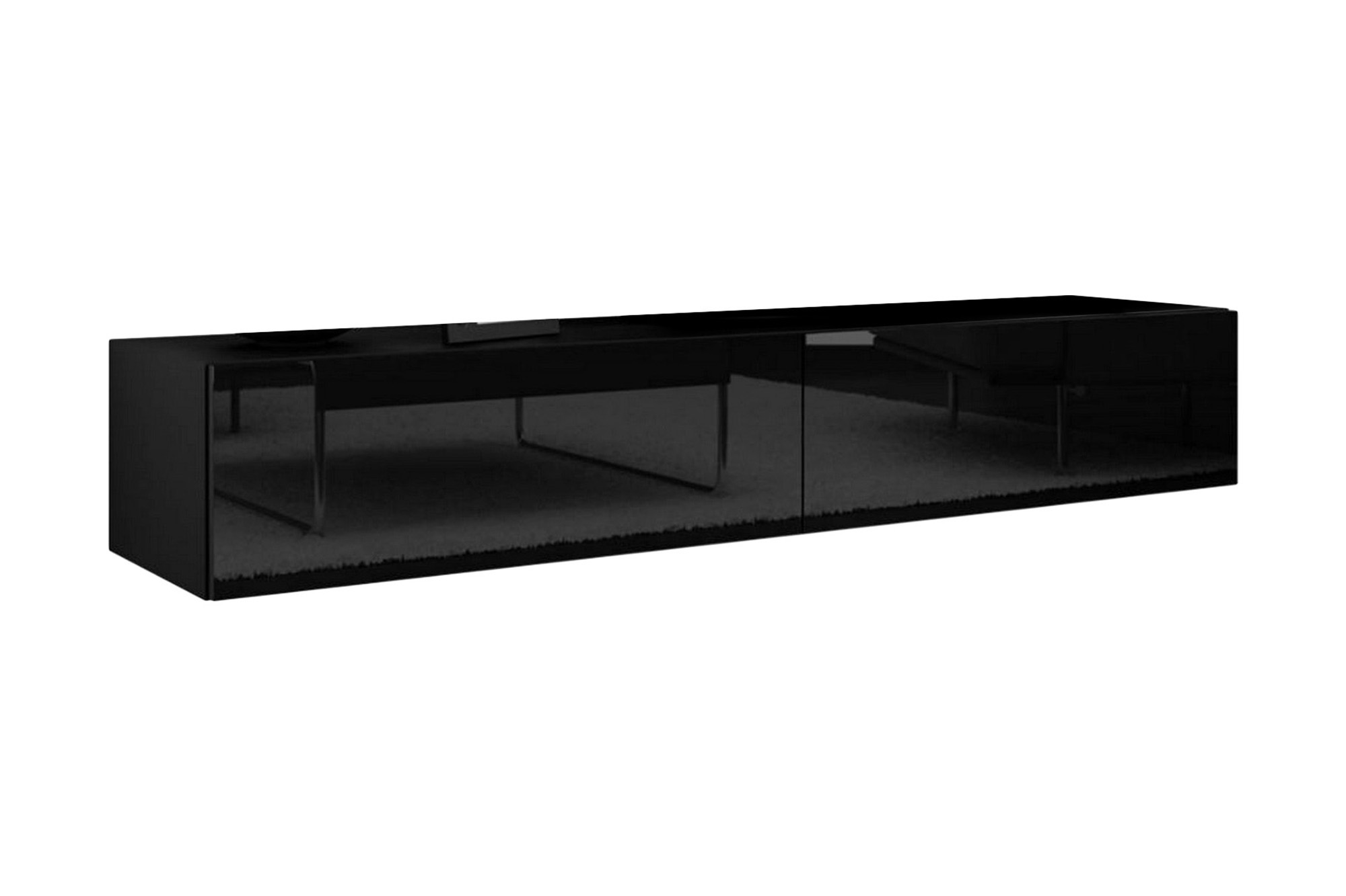 TV-taso Wishon 180 cm - Musta
