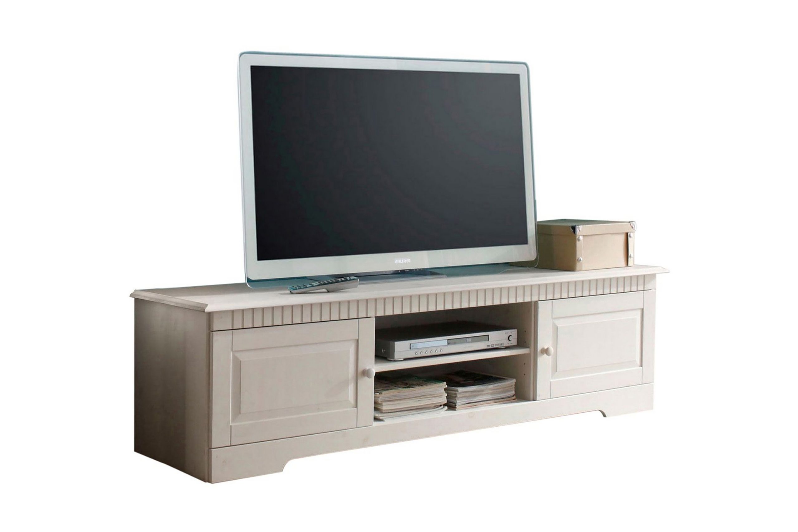 TV-taso Capitola 160x45 cm - Valkoinen