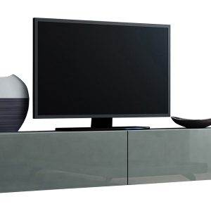 TV-taso Wishon 140x40x30 cm - Musta/Harmaa