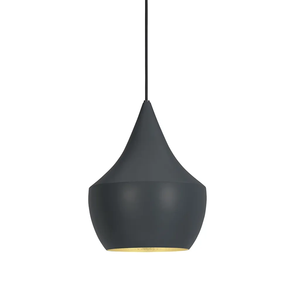 Tom Dixon, Beat Pendant Fat Black LED