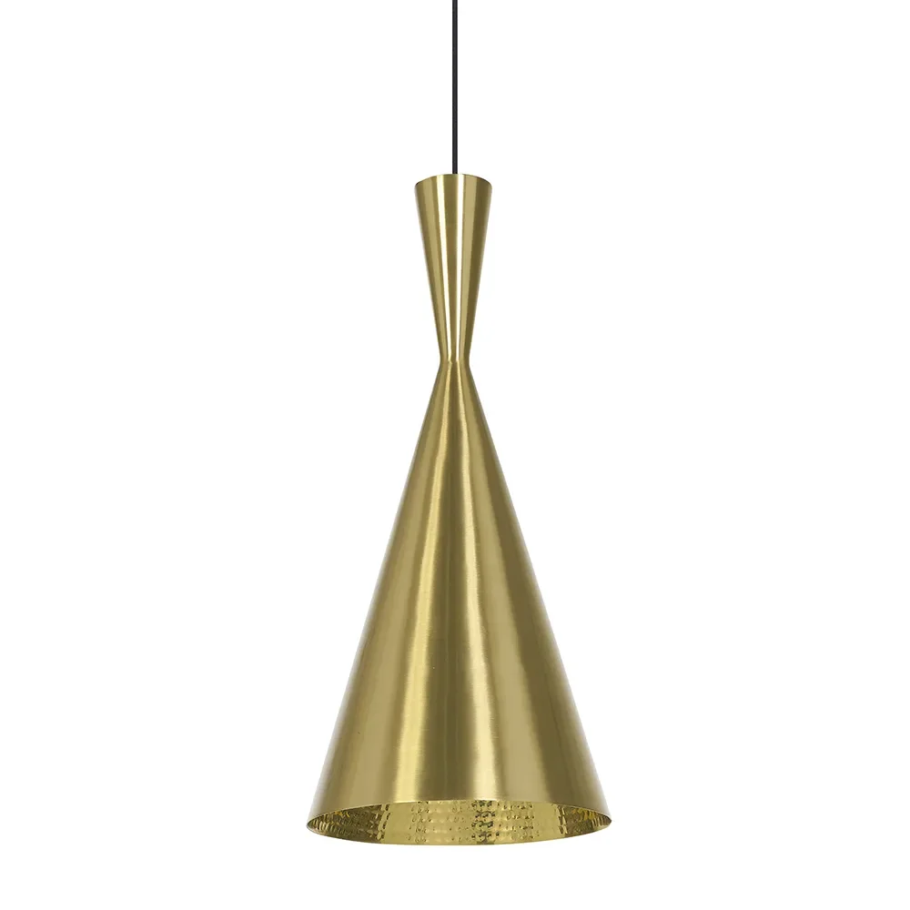 Tom Dixon, Beat Pendant Tall Brass LED