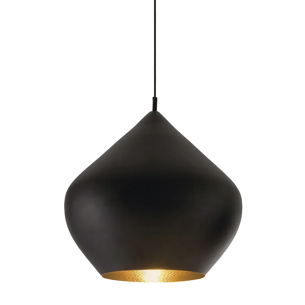 Tom Dixon, Beat Pendant Stout Black LED