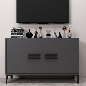 Tv-taso Patro 120 cm - Antrasiitti