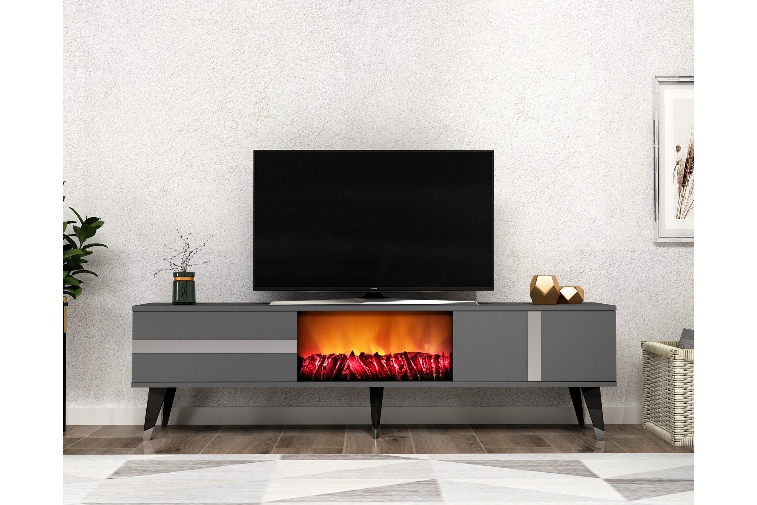 Tv-taso Vania 150 cm - Hopea