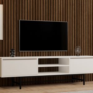 Tv-taso Tauber 180 cm - Valkoinen