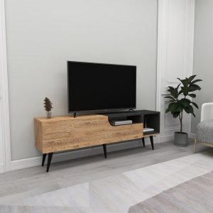 Tv-taso Mul 150 cm - Ruskea/Antrasiitti