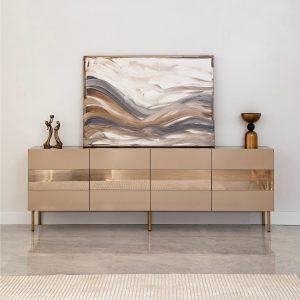 Tv-taso Haripala 180 cm - Pronssi
