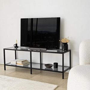 Tv-taso Basico 130 cm - Musta