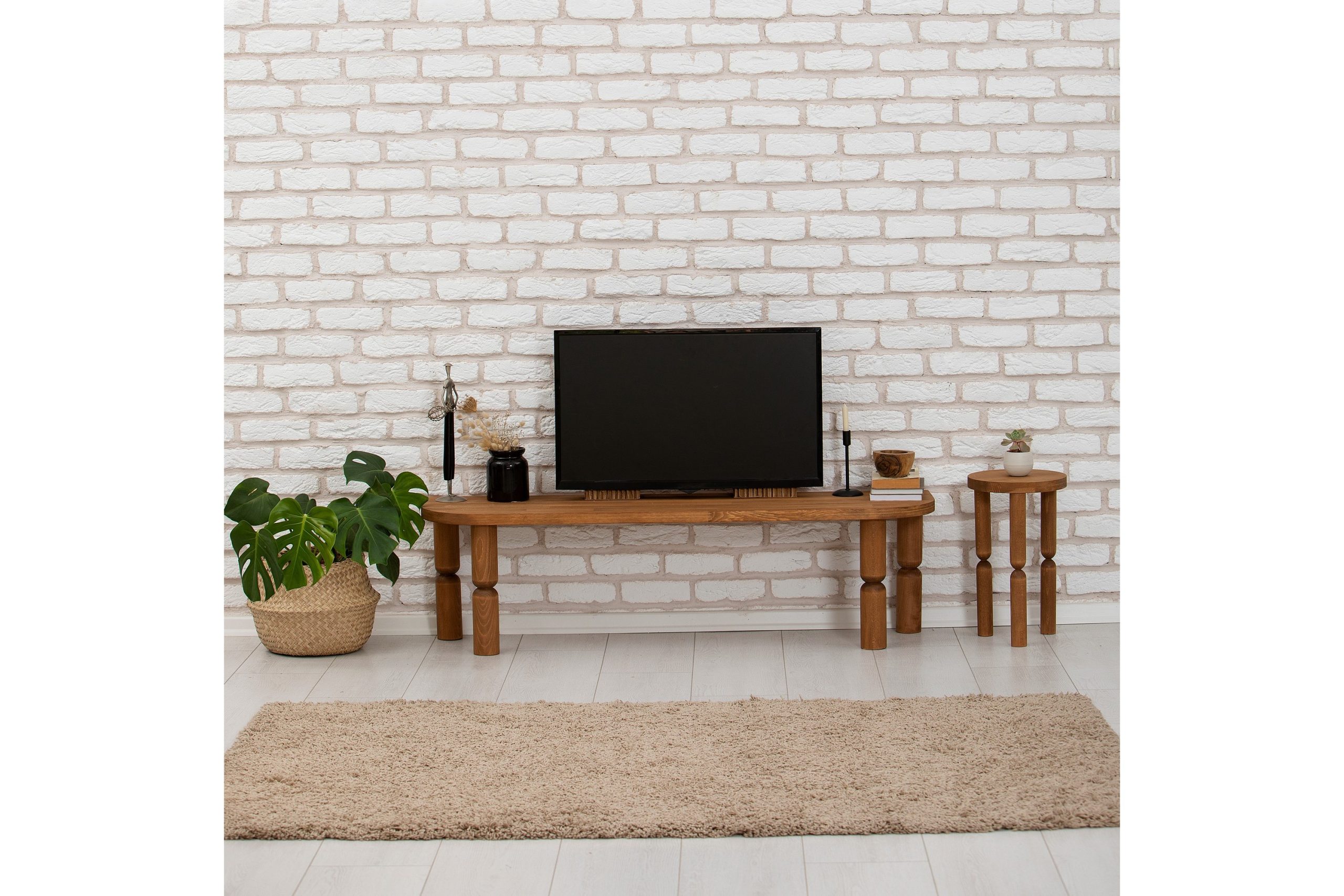 Tv-taso Ida 140 cm - Ruskea