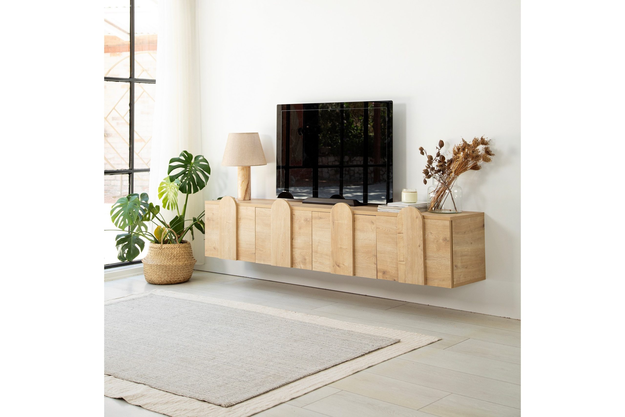 Tv-taso Malpani 180 cm - Tammi