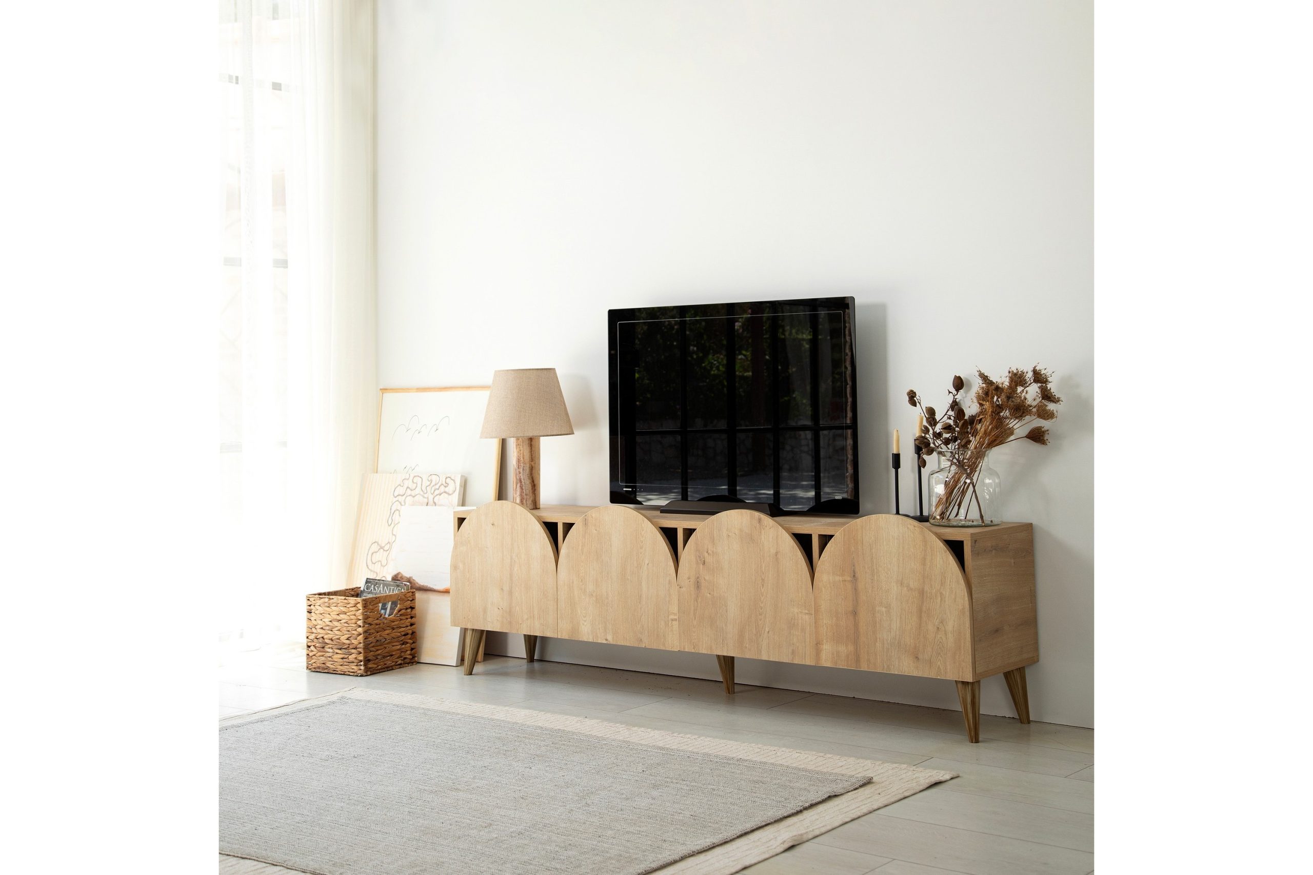 Tv-taso Mesta 180 cm - Tammi