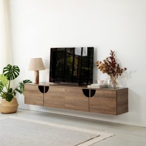 Tv-taso Grotte 180 cm - Pähkinä