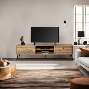 Tv-taso Manit 180 cm - Ruskea/Musta