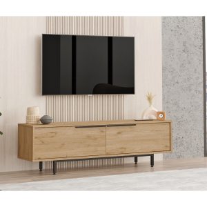 Tv-taso Munish 160 cm - Pähkinä