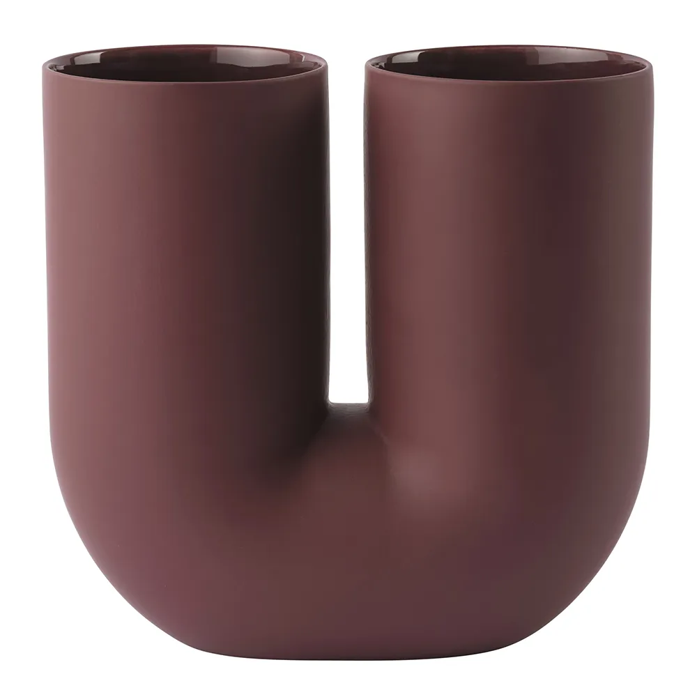 Muuto, Kink Maljakko H: 26 cm - Deep Red